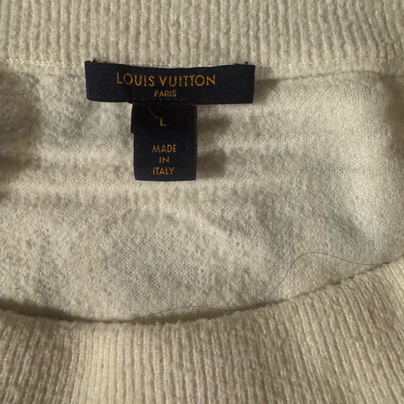 Louis Vuitton 3D Signature White Wool Mini Skirt (Size L) – Like New - Picture 4 of 8